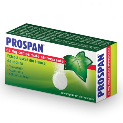 Prospan 10 comprimate efervescente pentru tuse