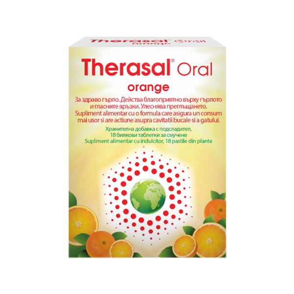 TherasaI Oral ORANGE x 18 pastile de supt