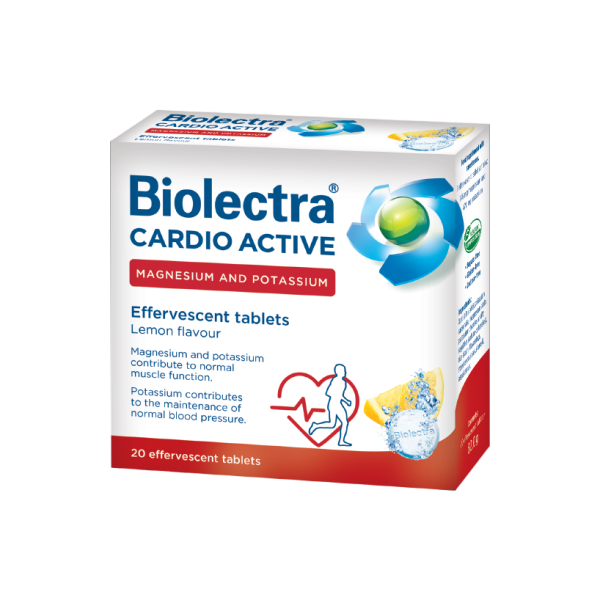Biolectra Cardio Active, 20 tablete efervescente
