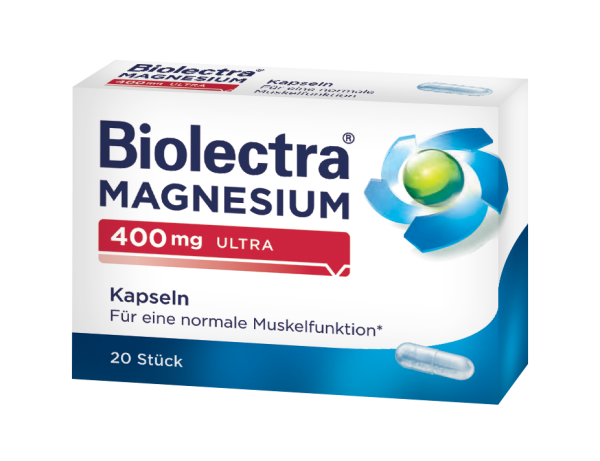 Biolectra Magnesium 400 mg Ultra, 20 capsule, Hermes