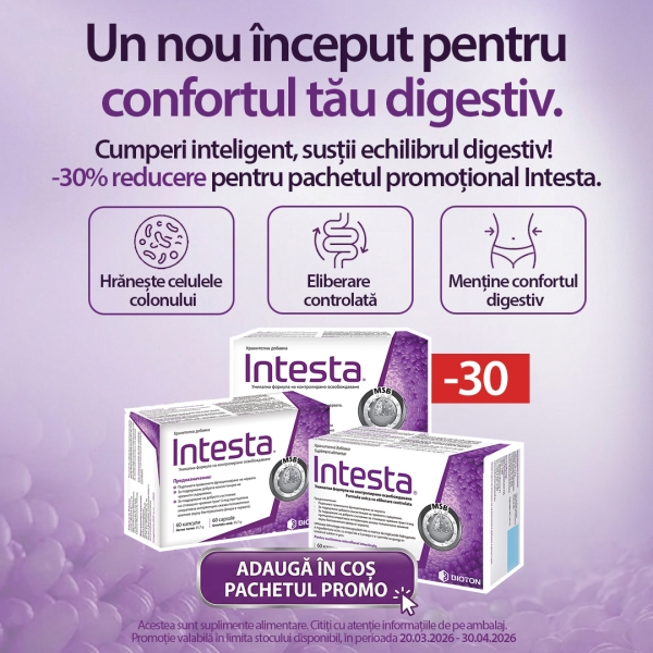  PACHET Intesta, 60 capsule, X 3 CUTII