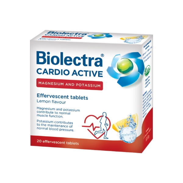 Biolectra Cardio Active, 20 tablete efervescente