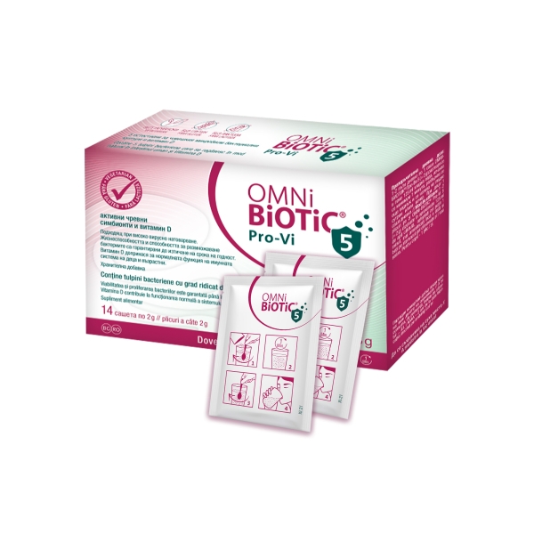 OMNI-BIOTIC PRO-Vi 5, 14 plicuri, Institut Allergosan