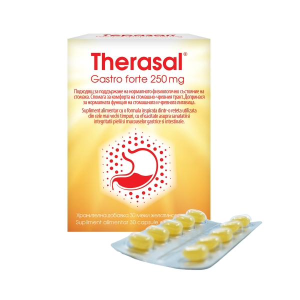 Therasal Gastro forte, 250 mg x 30 capsule