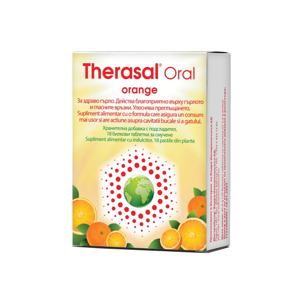 TherasaI Oral ORANGE x 18 pastile de supt