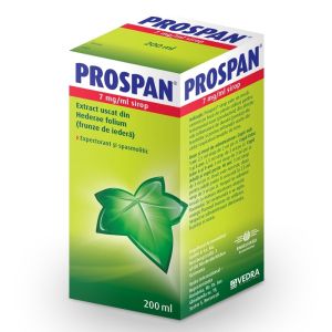 Prospan sirop 200 ml - mucolitic, bronhodilataror, expectorant, antitusiv și antiinflamator