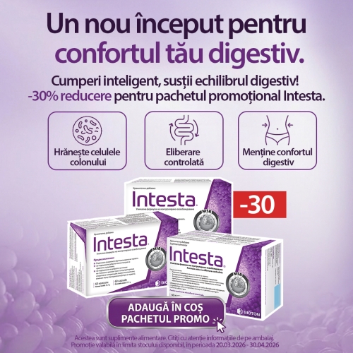  PACHET Intesta, 60 capsule, X 3 CUTII