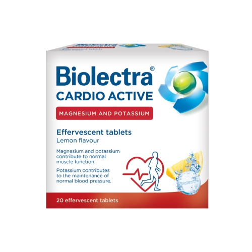 Biolectra Cardio Active, 20 tablete efervescente