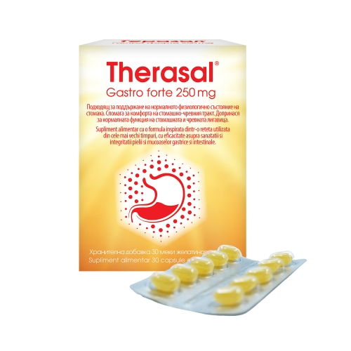 Therasal Gastro forte, 250 mg x 30 capsule
