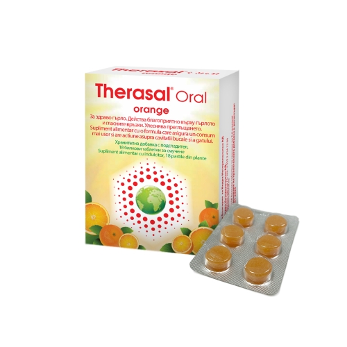TherasaI Oral ORANGE x 18 pastile de supt