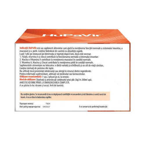 HuPaVir, 20 plicuri x 6 g